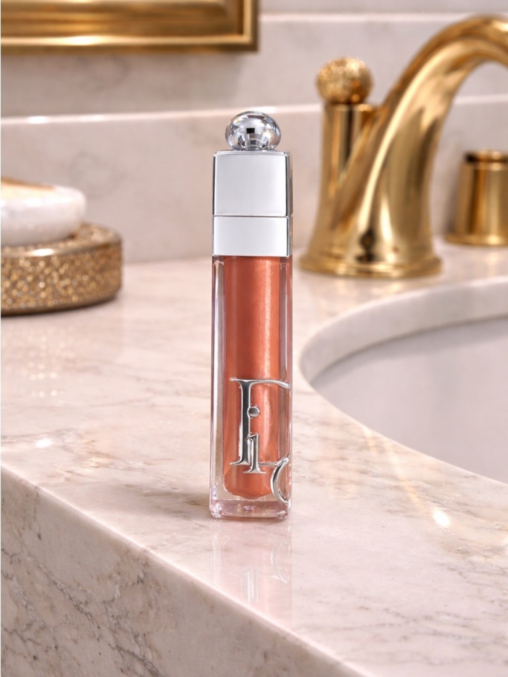 Dior Addict Lip Maximizer - Lip Plumping Gloss in Bronze Glow, Brand New no Box
